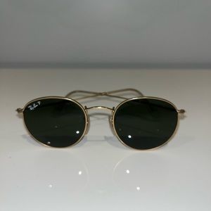 Ray Ban round metal sunglasses